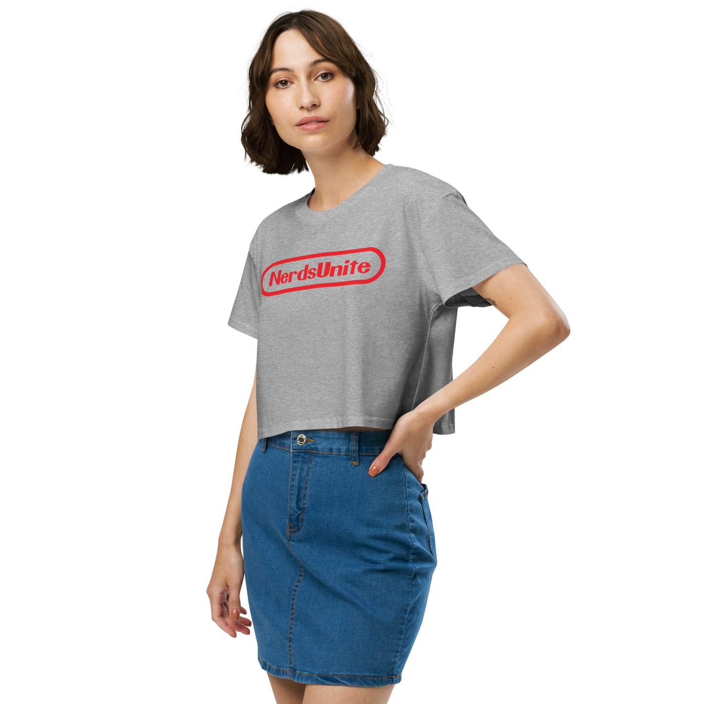"NUtendo" Women’s crop top
