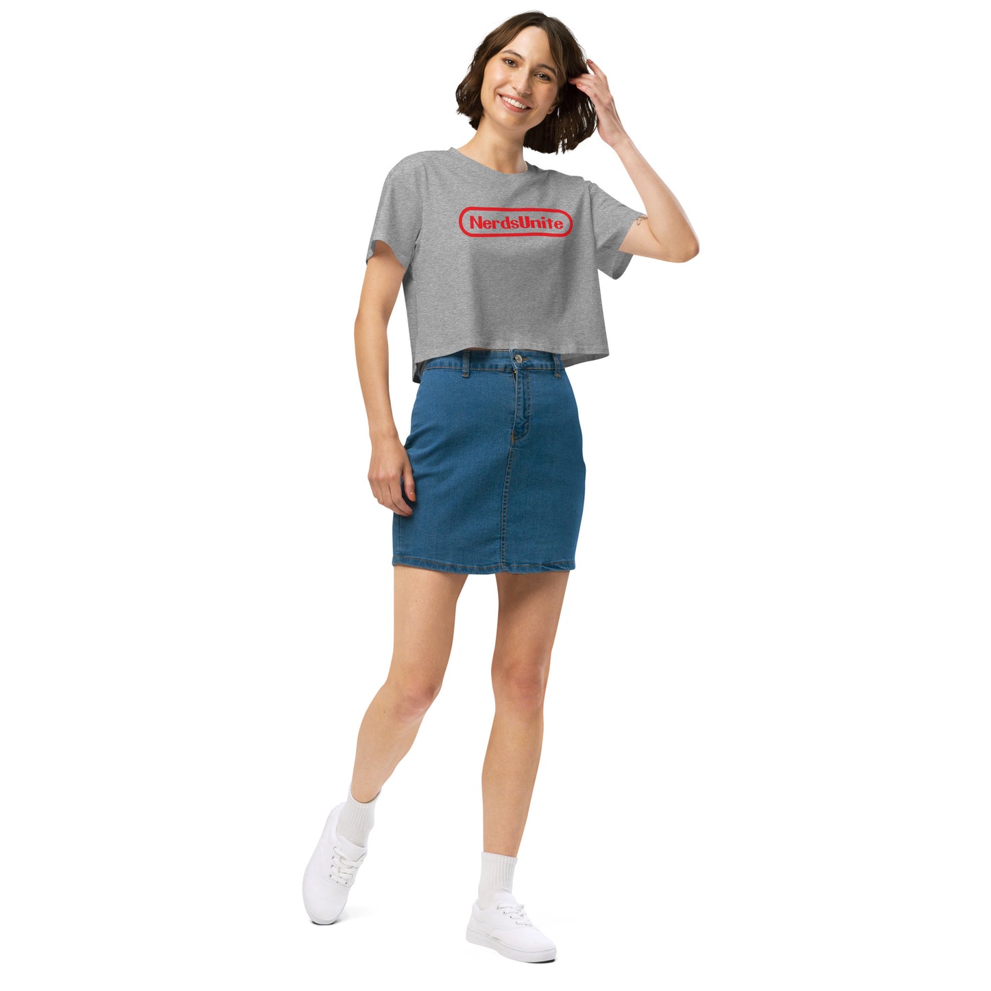 "NUtendo" Women’s crop top