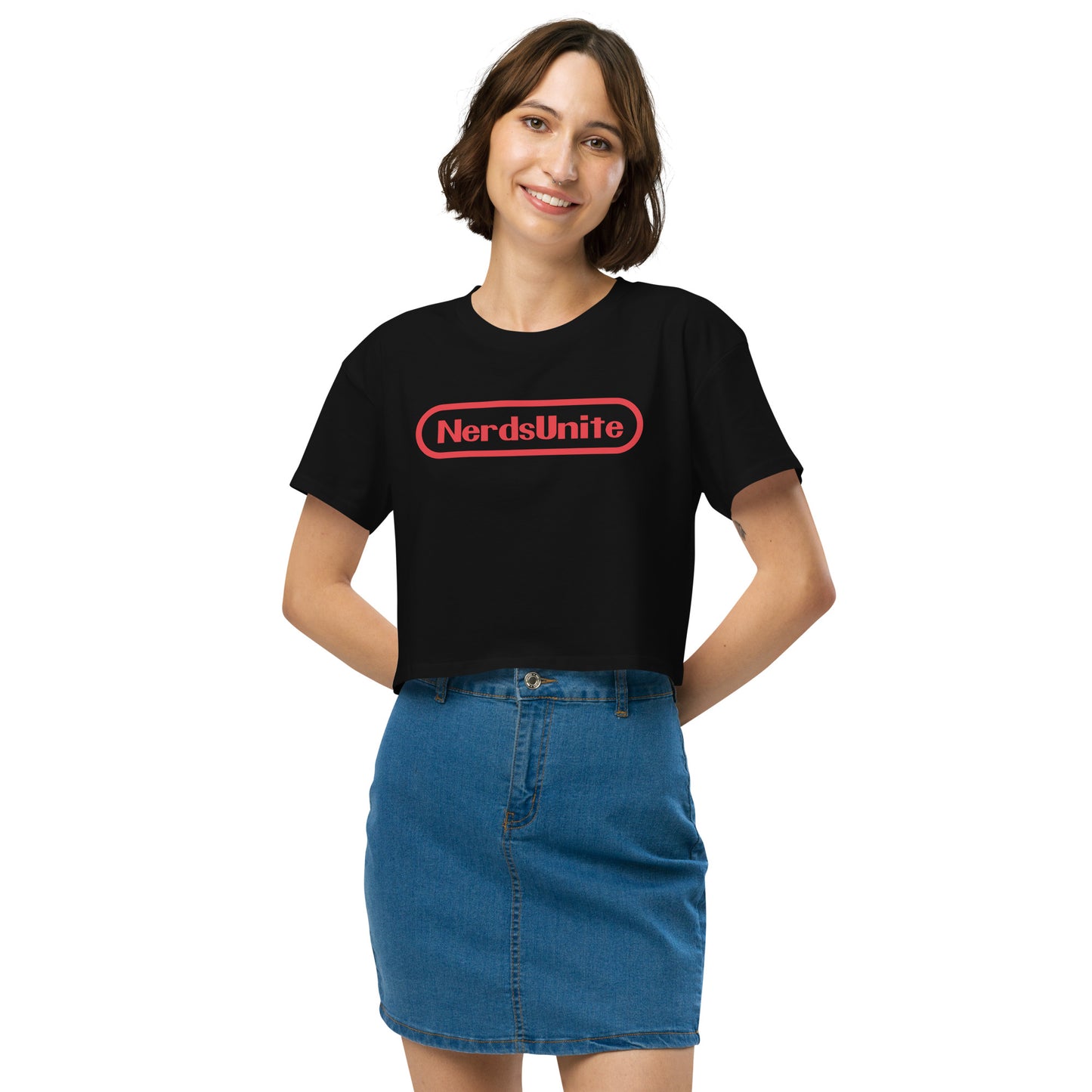 "NUtendo" Women’s crop top