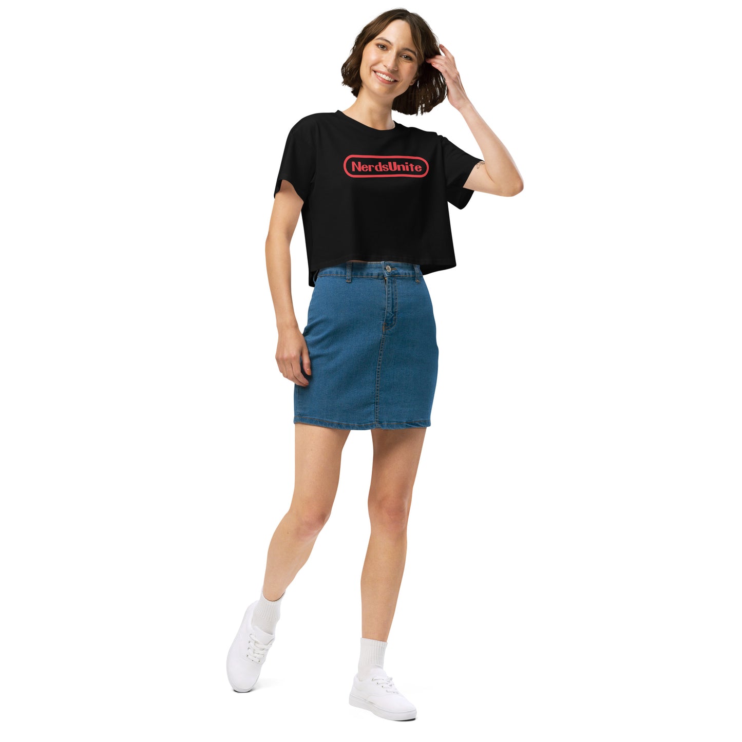 "NUtendo" Women’s crop top