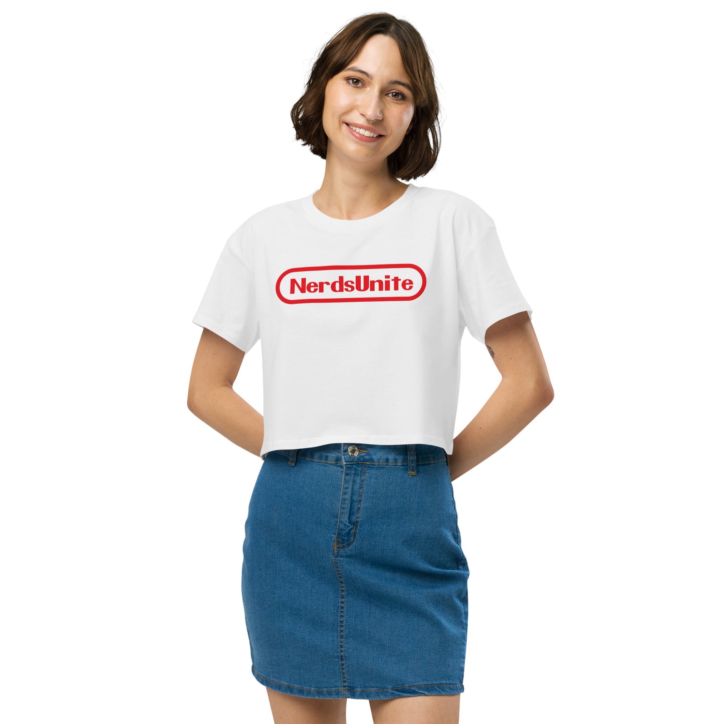 "NUtendo" Women’s crop top
