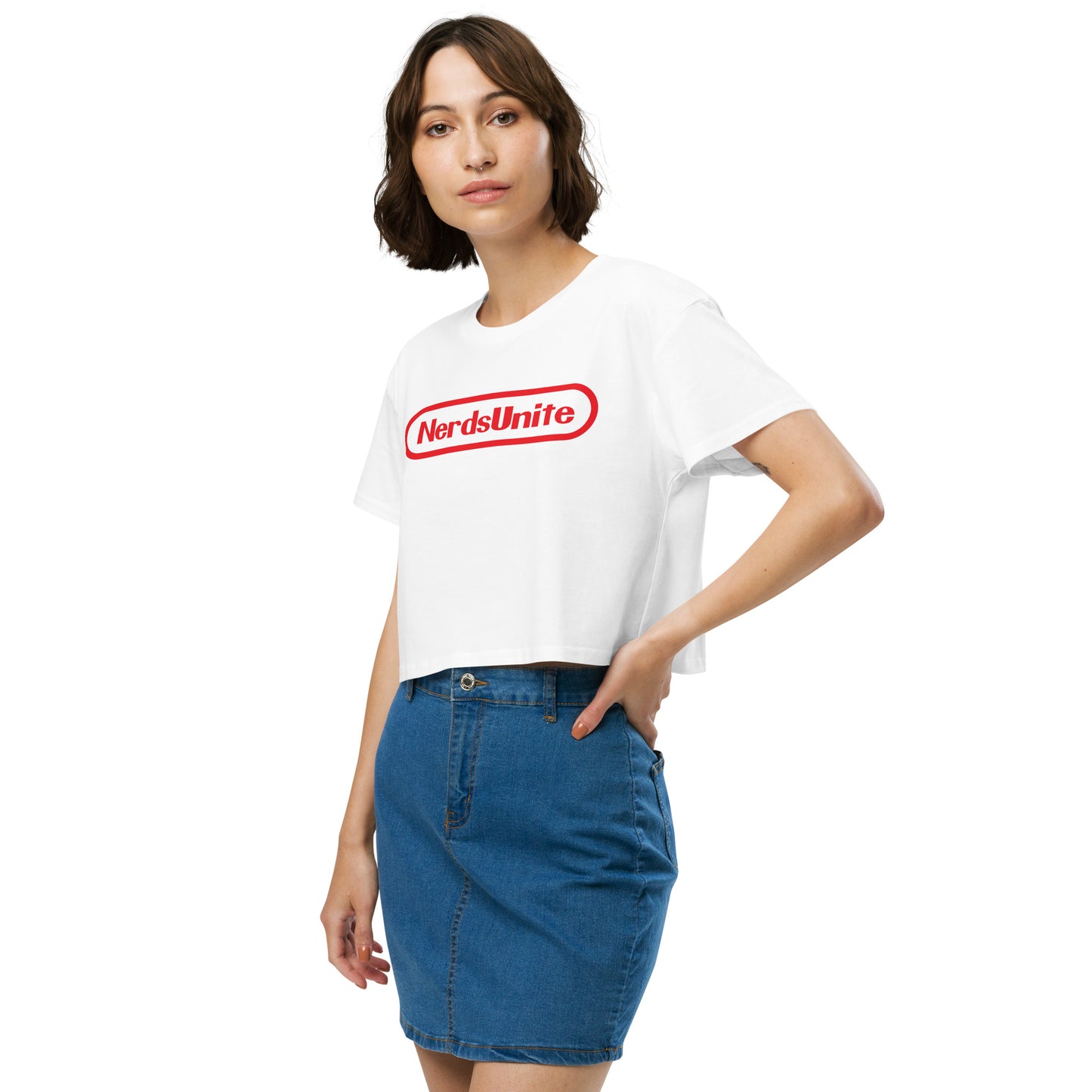 "NUtendo" Women’s crop top