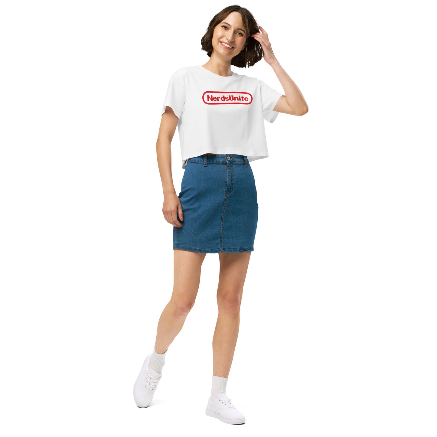 "NUtendo" Women’s crop top
