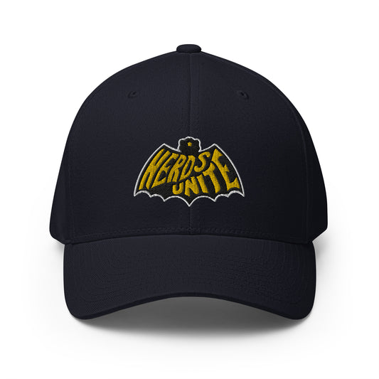 "Caped HOOTsader" Flexfit structured cap