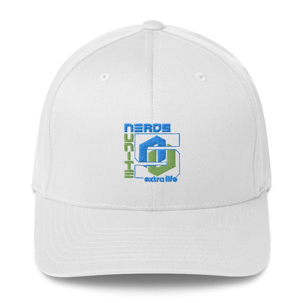 Nerds Unite 5 Extra Life Flexfit Structured cap