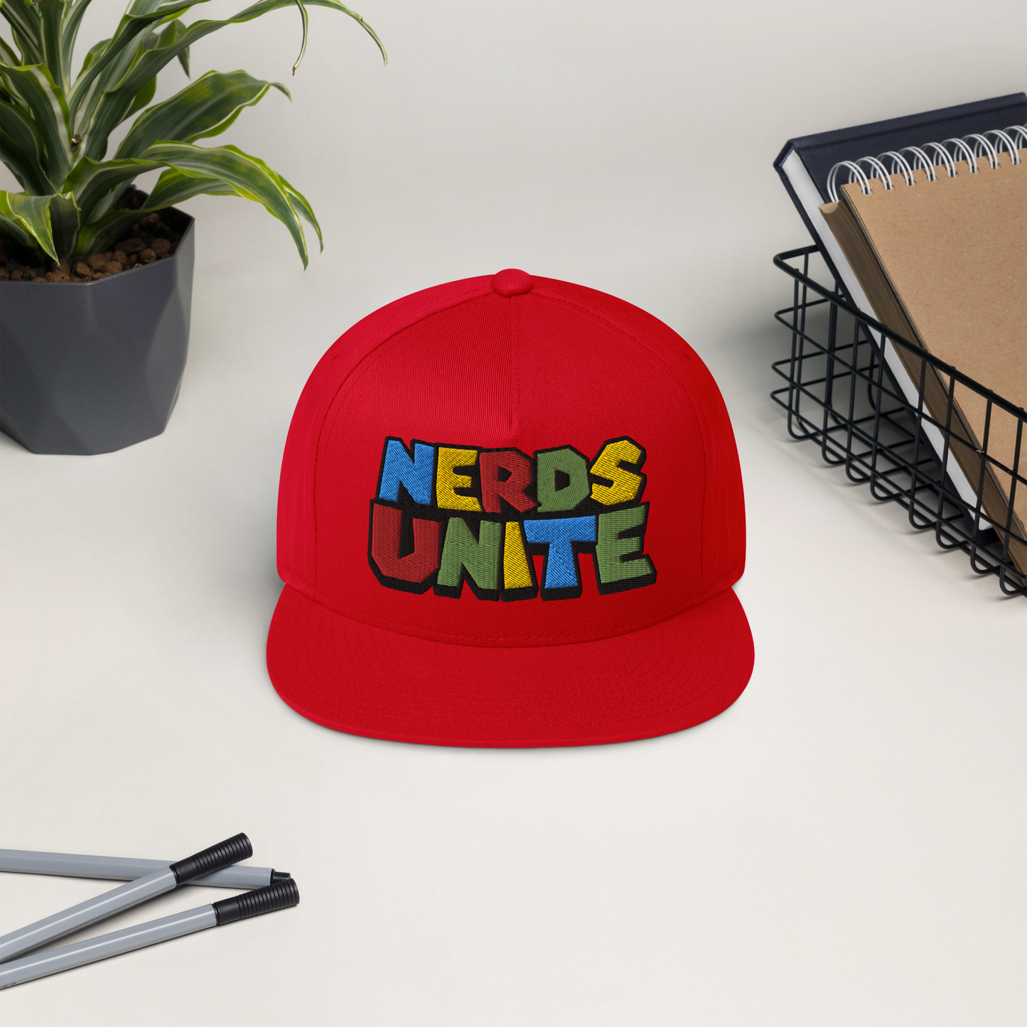 "NU Bros" Flat Bill Cap