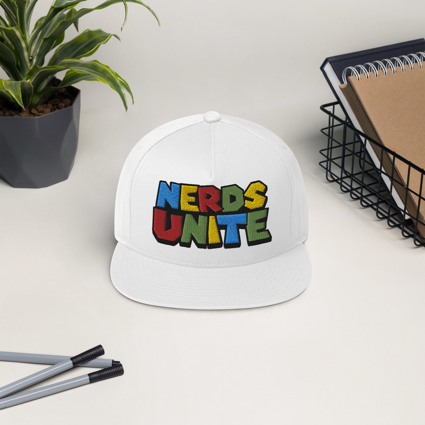 "NU Bros" Flat Bill Cap