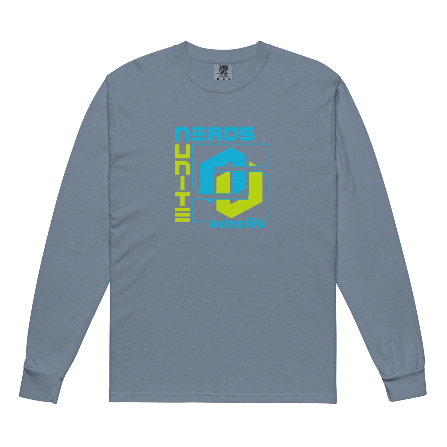 Nerds Unite 5 Extra Life Long-Sleeve T-Shirt | Comfort Colors (Unisex)